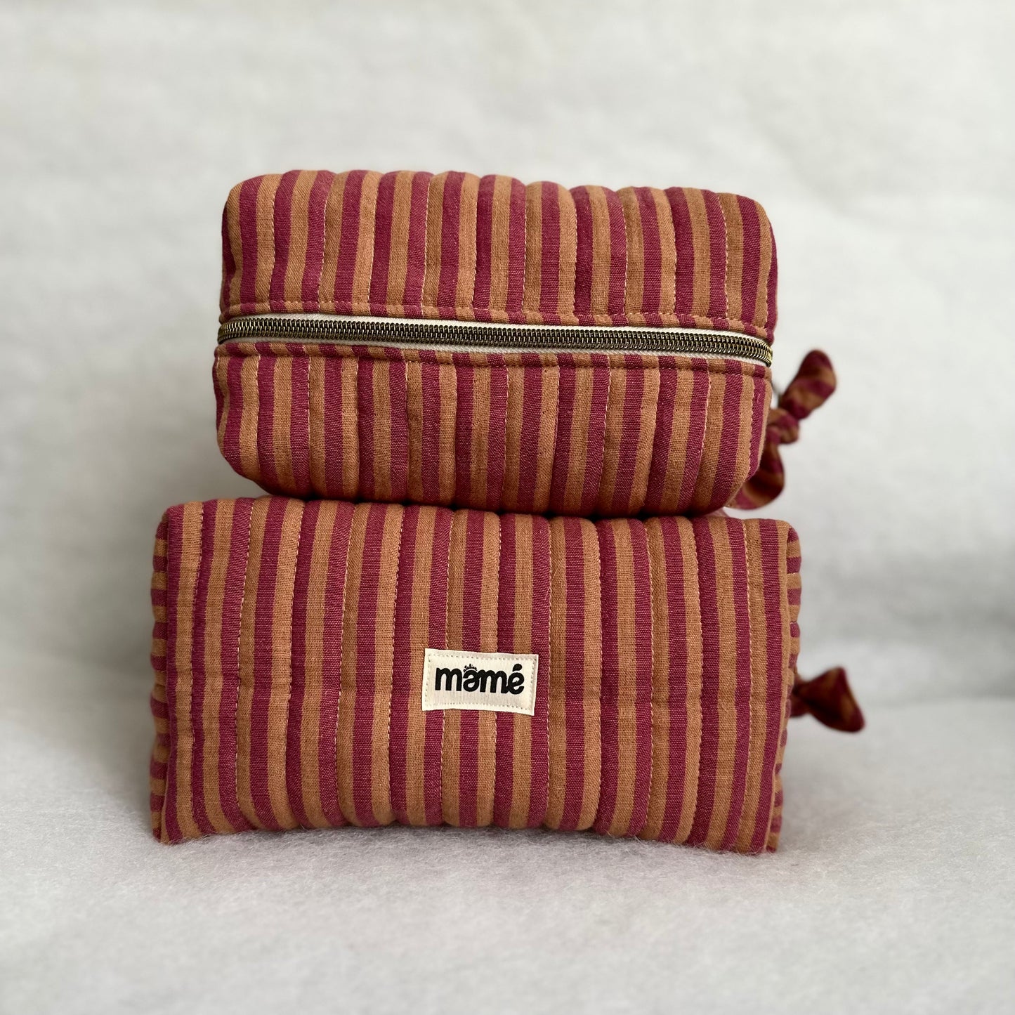 La trousse Rayures ROUILLE
