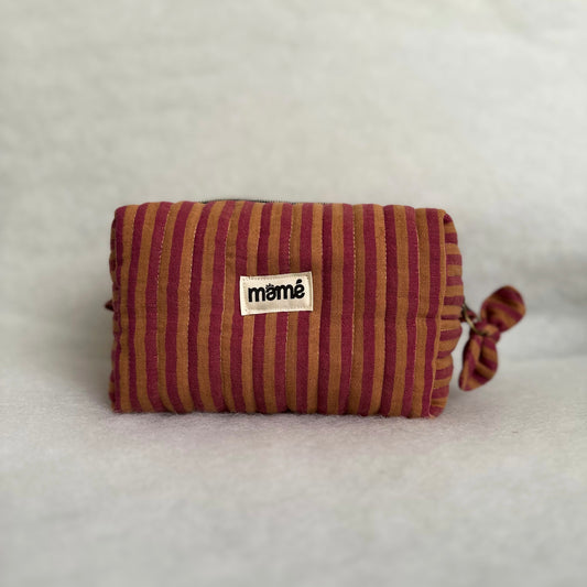 La trousse Rayures ROUILLE